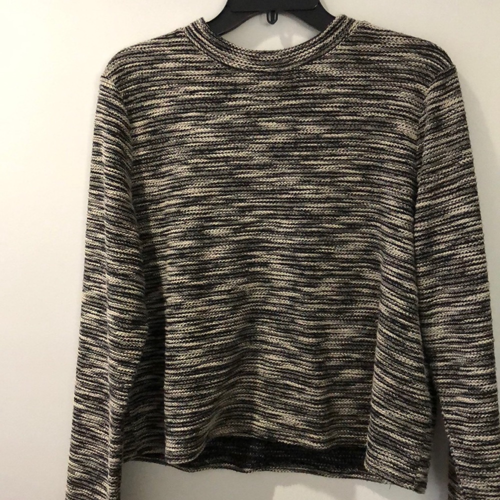 Black and white sweater